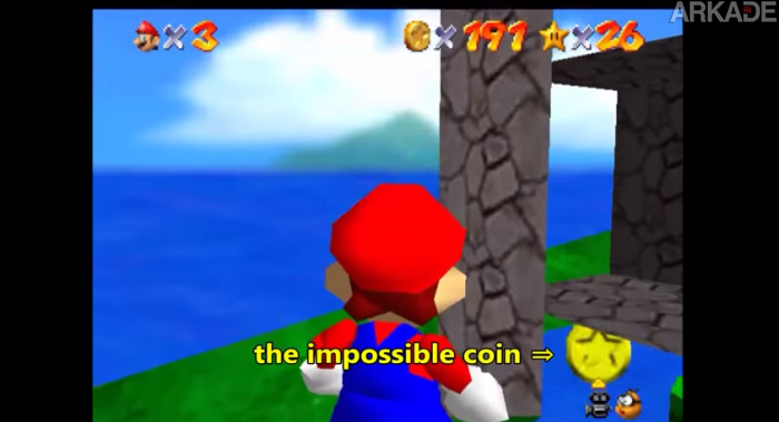 Pegaram a moeda impossível de Super Mario 64 dezoito anos depois