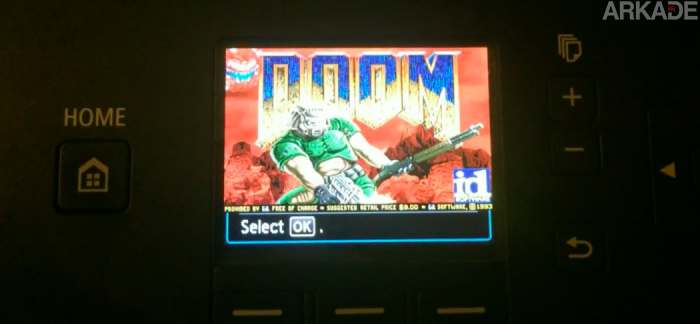 Agora é hora de jogar Doom em uma impressora