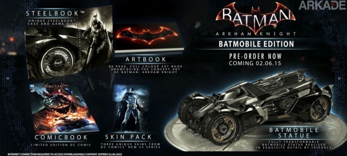 Batman Arkham Knight ganha data de lançamento e duas incríveis edições de colecionador