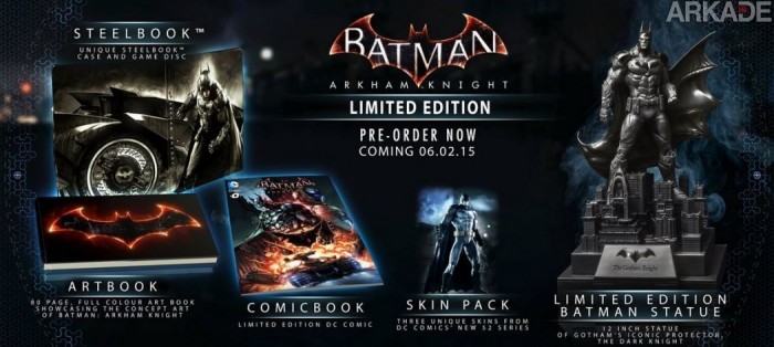 Batman Arkham Knight ganha data de lançamento e duas incríveis edições de colecionador