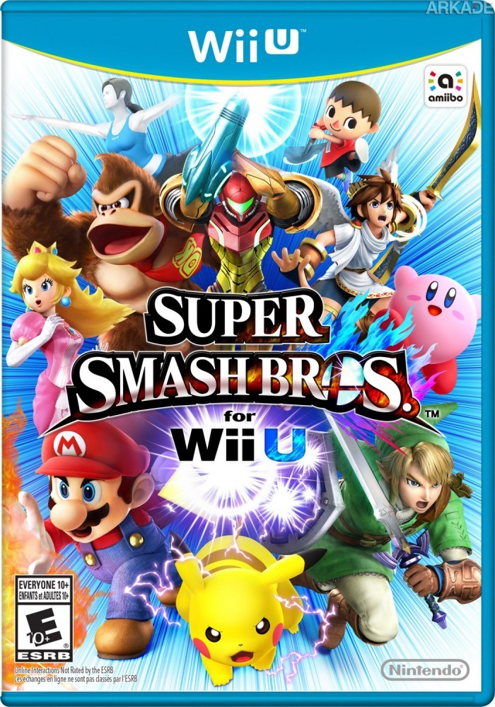 Super Smash Bros do Wii U chega em 21 de novembro, confira o trailer e a capa do jogo!