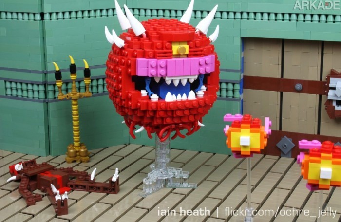 Uma escultura incrível para provar que Doom e Lego têm tudo a ver