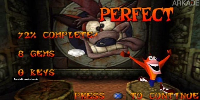 Olha só esse Playstation customizado do Crash Bandicoot que é pura nostalgia!