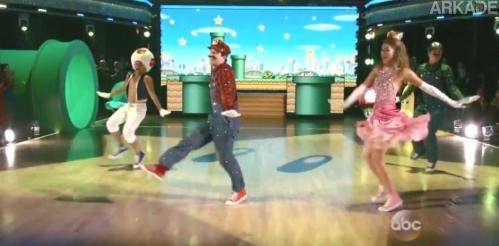 Veja Mario, Peach, Luigi e Toad dando um show de ritmo no programa Dancing with the Stars