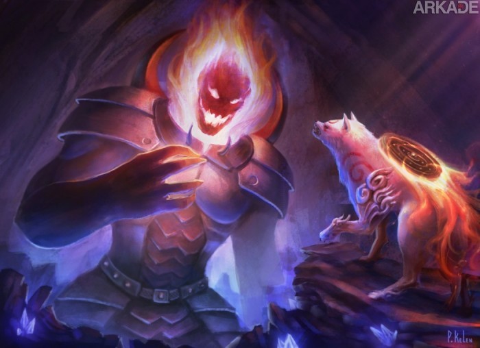 "Dormammu vs Amaterasu" by Patrícia Kellen Takahashi.