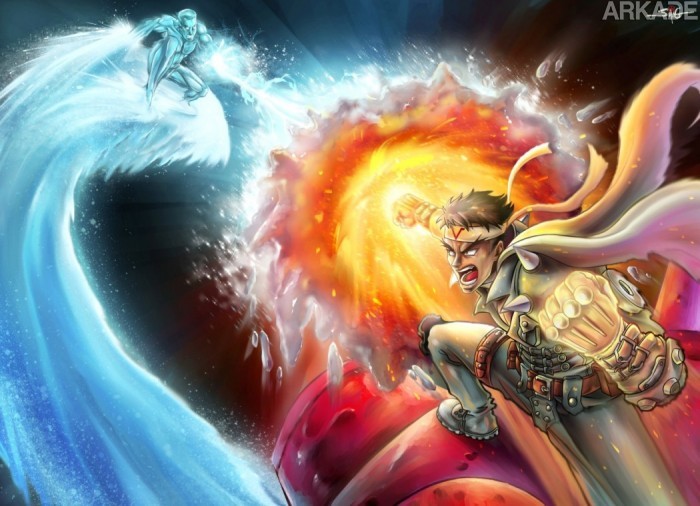 "Iceman vs Jin Saotome" by Fernando Sano.