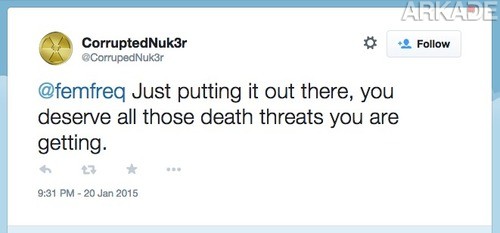 Tribuna Arkade: Anita Sarkeesian mostra as ameaças violentas que bombardeiam seu Twitter