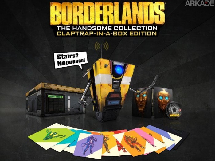 Borderlands chega remasterizado à nova geração acompanhado de um Claptrap de controle remoto!