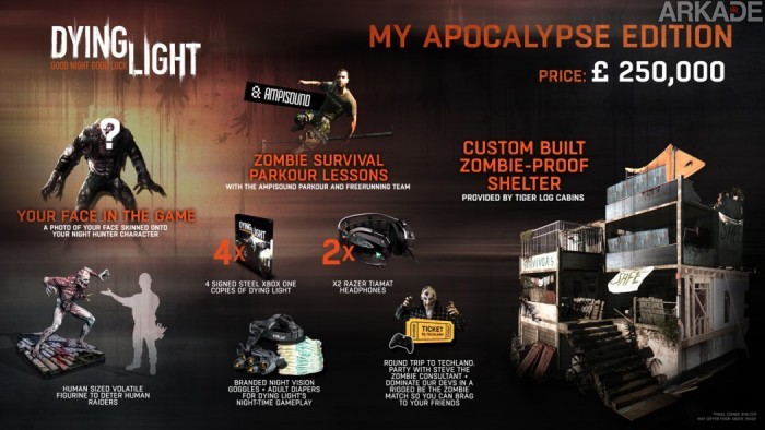 Dying Light: edição especial do game custa mais de 1 milhão de reais e vem até com uma casa!