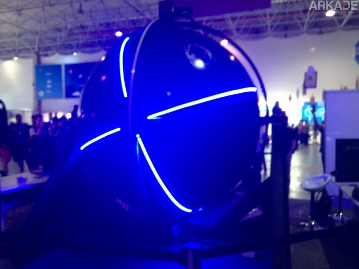 Campus Party 2015: A área de simulação te deixa sentir um pouco do que é acelerar pra valer!