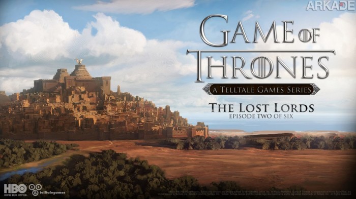 Análise Arkade: A longa jornada de Game of Thrones A Telltale Game Series - The Lost Lords (Season 1, Ep. 2)