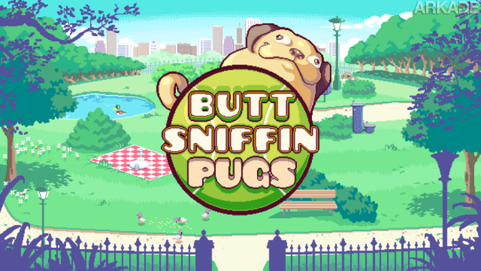 Cheire bundas de cachorros (?!) no peculiar e bizarro indie game Butt Sniffin Pugs