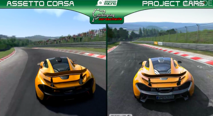 A hora da verdade: Vídeo compara Project CARS e Assetto Corsa com mesmo carro e mesma pista