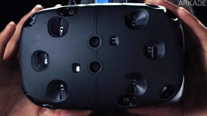 Este é o Vive, aparelho de realidade virtual da Valve que começa a ser vendido no fim do ano