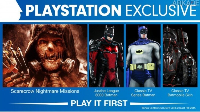 Sony anuncia edição limitada de Playstation 4 baseado em Batman: Arkham Knight