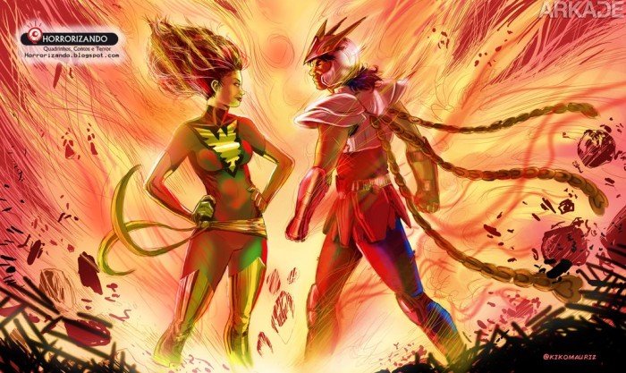 jean_grey_vs_ikki_de_fenix_by_kikomauriz-d83d5c1