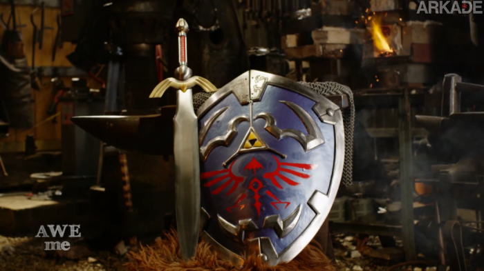 Ferreiros recriam o Hylian Shield de The Legend of Zelda na vida real