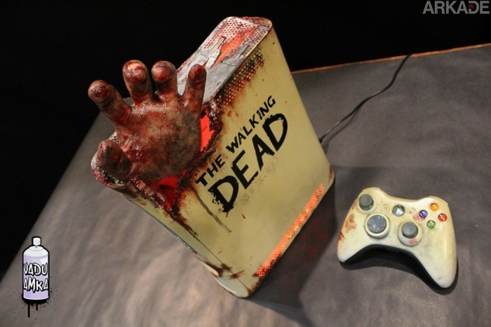 Este Xbox 360 "infectado" vai se tornar o sonho de todo fã da série The Walking Dead