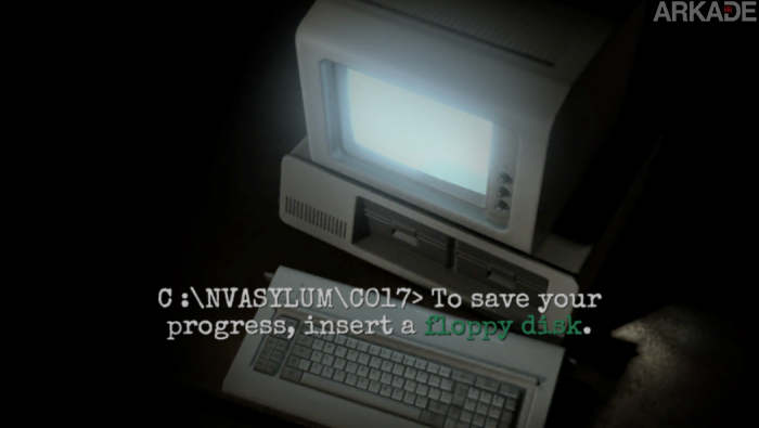Nostalgia total ao salvar o jogo.