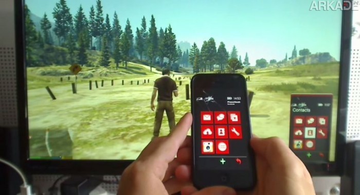 GTA V: incrível mod permite que jogador opere o smartphone dos personagens direto pelo iPhone