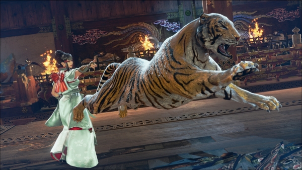 Tekken 7: esposa de Heihachi Mishima entra na briga... e traz junto seu tigre de estimação!
