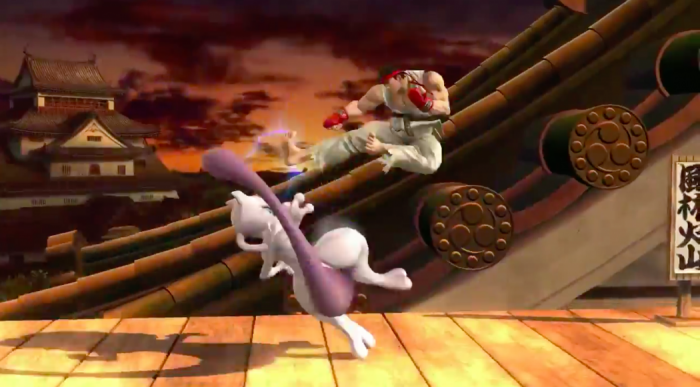 Ryu chega com cenário e tudo em Super Smash Bros. para Wii U