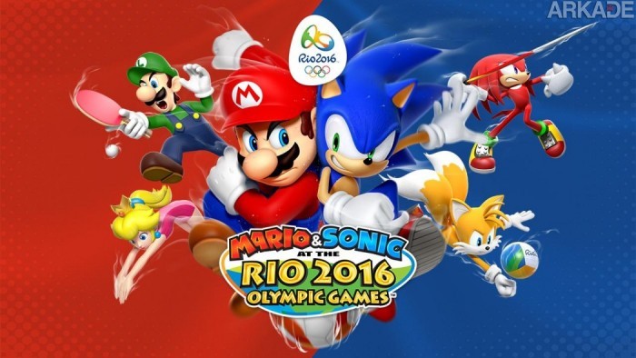 Mario e Sonic vão ganhar game nas olimpíadas do Rio De Janeiro
