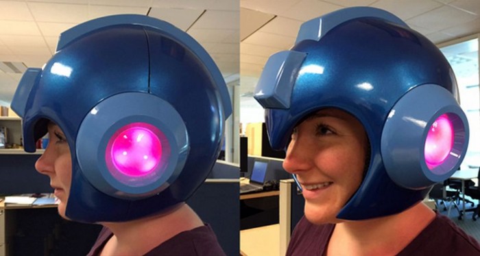 A Capcom vai lançar uma réplica do capacete do Mega Man que realmente cabe na sua cabeça