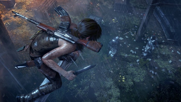 Lara Croft se esgueira pelas sombras em novo gameplay stealth de Rise of the Tomb Raider