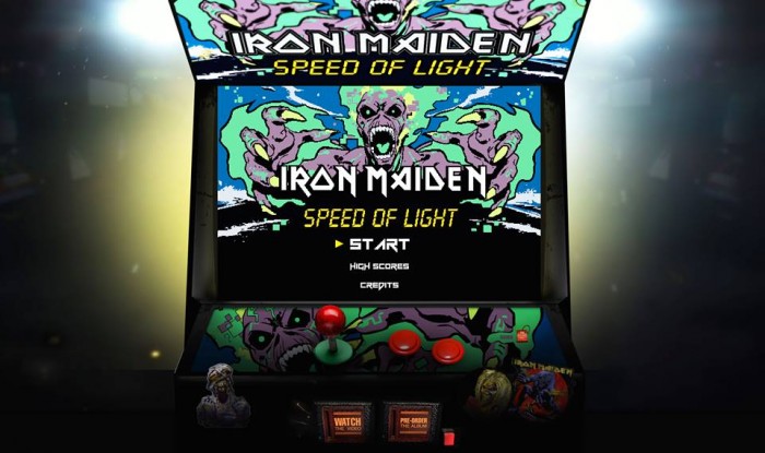 Jogue agora mesmo Speed of Light, o jogo do clipe do Iron Maiden!