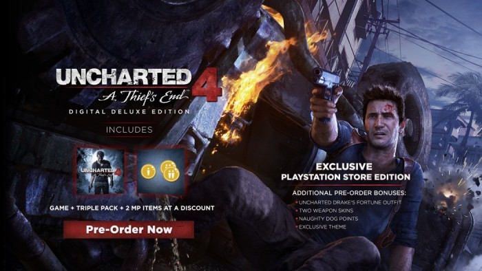 Uncharted 4 chega em março e ganha estilosas edições limitadas