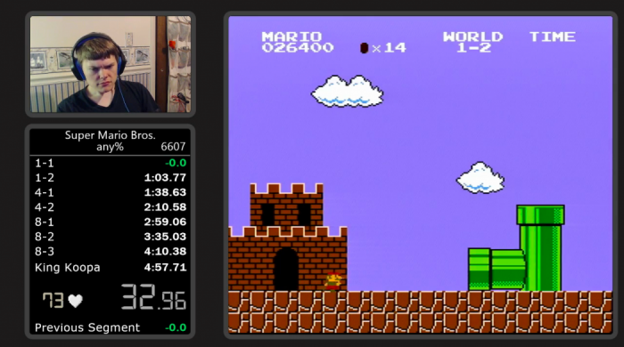 Jogador quebra recorde, terminando Super Mario Bros. em menos de 5 minutos