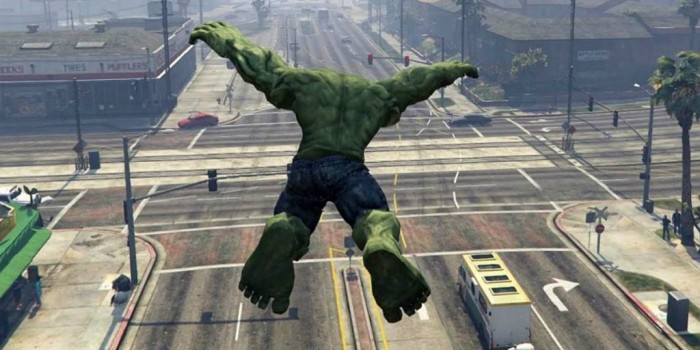 Hulk esmaga Los Santos em mais um mod insano de GTA V!