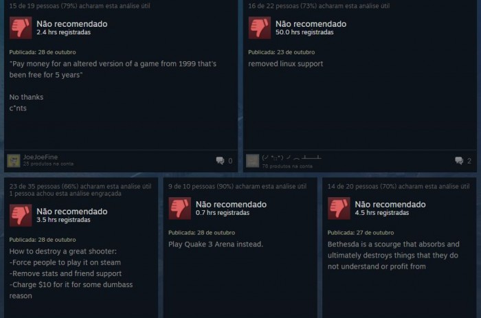Tribuna Arkade: update de Quake Live torna o jogo pago, deleta dados e revolta jogadores