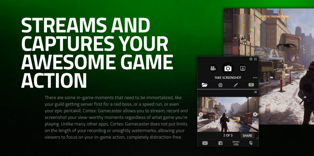 O Razer Cortex: Gamecaster chegou oferecendo várias opções para quem gosta de streaming