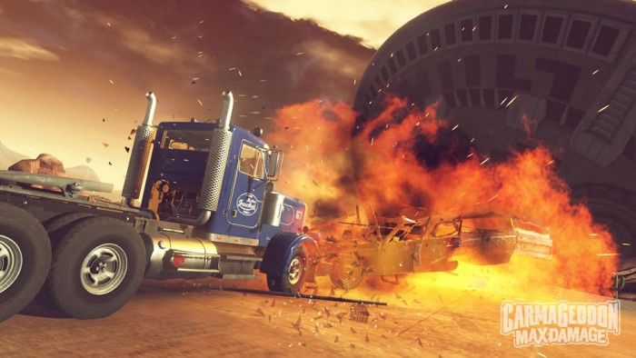 Exclusivo para consoles, Carmageddon Max Damage chega em junho ao PS4 e ao XOne