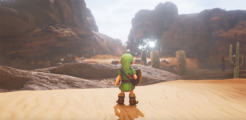 Veja como ficaria The Legend of Zelda: Ocarina of Time se fosse recriado na Unreal Engine 4