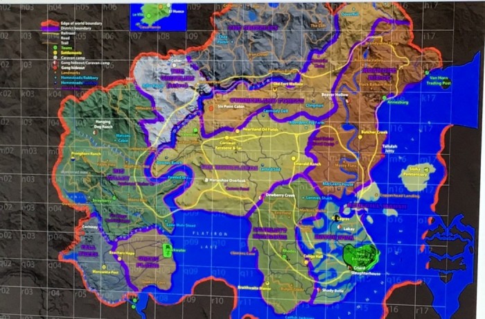 Rumor: Suposto mapa do novo Red Dead Redemption vaza na internet