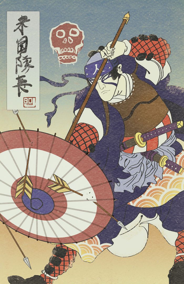 capitão-america-estilo-oriental-ukiyo-e-1