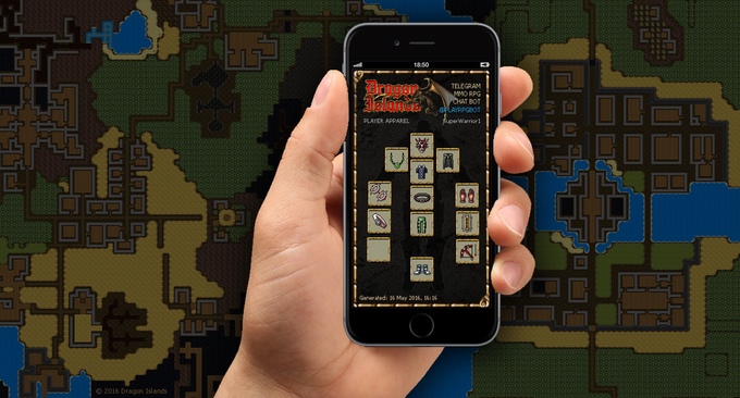 Dragon Islands é um MMORPG baseado em texto para jogar direto pelo celular!