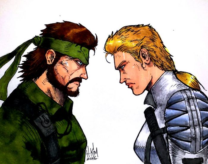 Artes de Metal Gear Solid em estilo "quadrinhos dos anos 80" para deixar seu dia mais feliz
