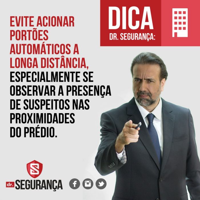 Jorge Lordello compartilha regularmente dicas de segurança em suas redes sociais.