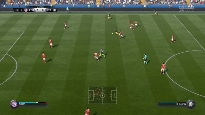 DEMO DO FIFA 17 Jogo RÃ¡pido 1-0 FCB X INT, 1Âº tp