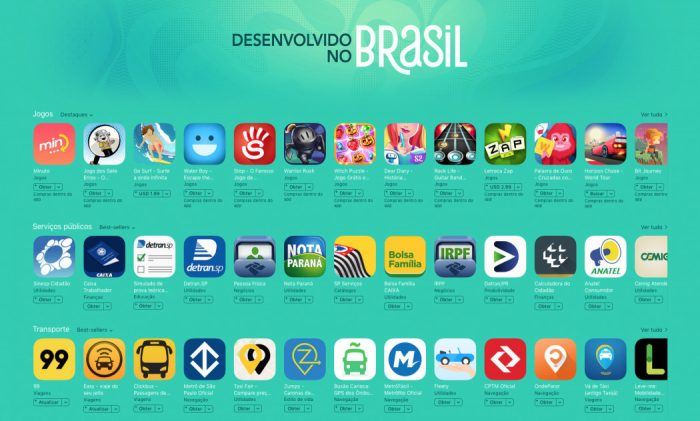 Apple apresenta projeto Desenvolvido no Brasil, apoiando os estúdios locais