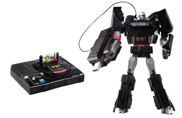 Já existe no Japão um "boneco" de Mega Drive que desmonta e vira um Transformer
