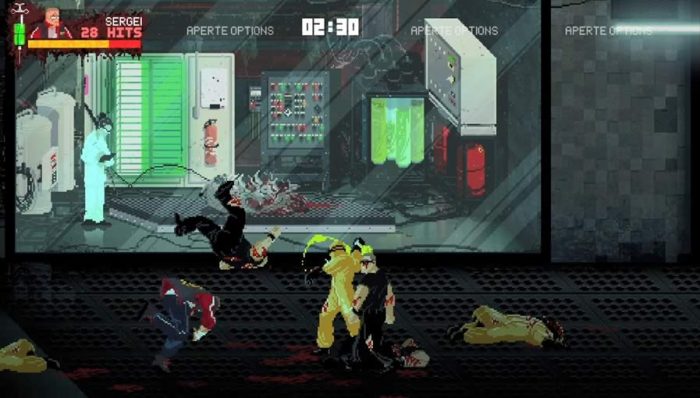Fugindo do laboratório prisão de Mother Russia Bleeds