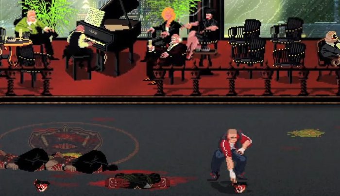 Usando a cabeça para derrotar inimigos em Mother Russia Bleeds