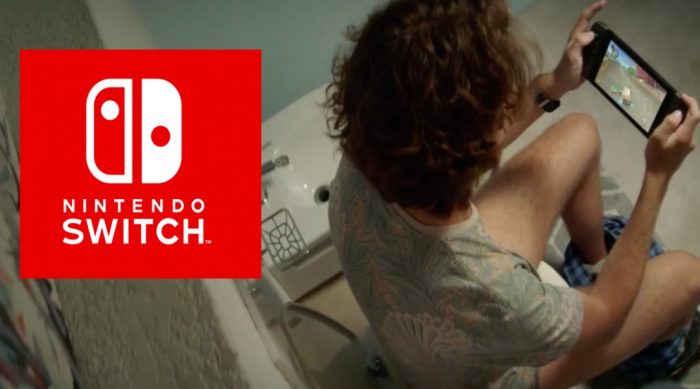 A Nintendo quer que você curta seus games do Switch no banheiro e na sala de aula