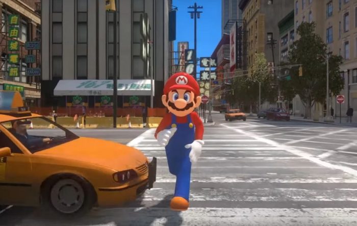 Trailer de Super Mario Odyssey recriado em GTA IV mostra a vida real de Mario na cidade
