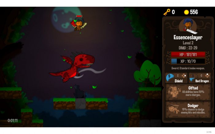 Conforme avança no jogo, você pode até "summonar" um dragão para te ajudar!